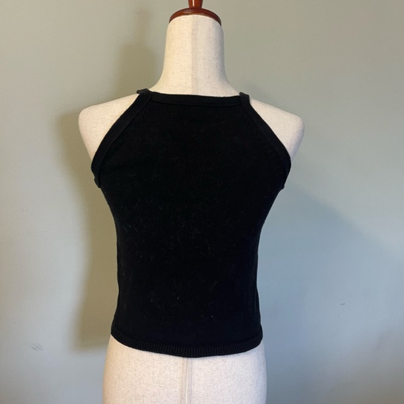 525 America Black Cotton Halter Top - Size XS - Picture 6 of 11